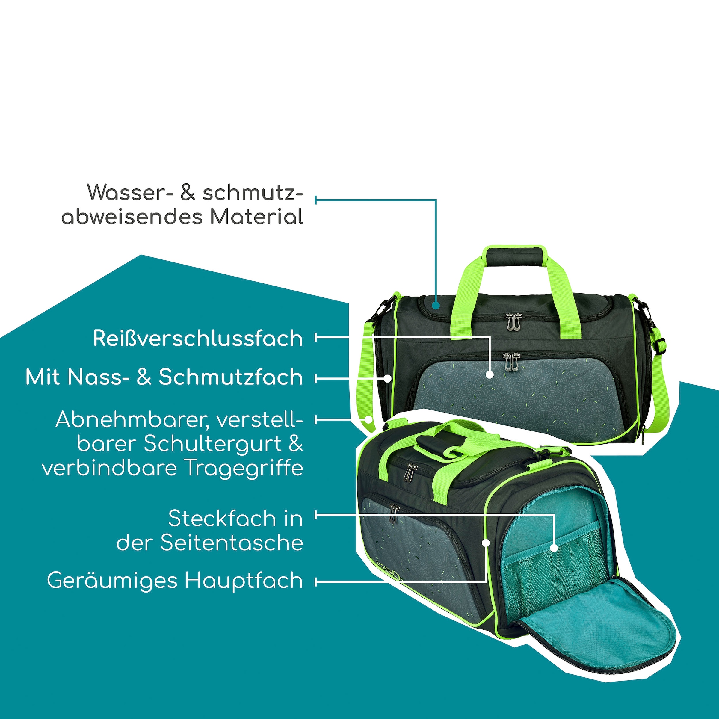 neoxx Sporttasche »Move, Boom« teilweise aus recyceltem Material