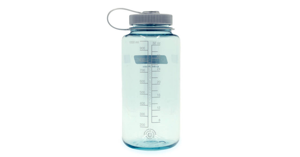 NalgeneWide Mouth Sustain Water Bottle, 1 Liter drinkfles  (Lichtblauw)