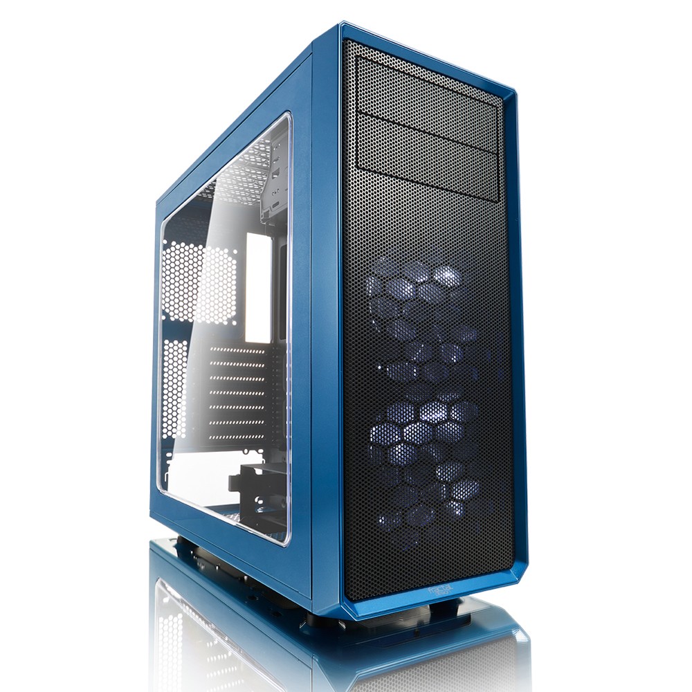 Fractal Design Focus G Petrol Blue - Avec fenêtre