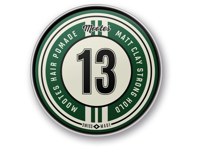 Mootes Haarpaste #13 matt 120 g Natürliche Haarpomade für einen festen Halt und einen matten Look