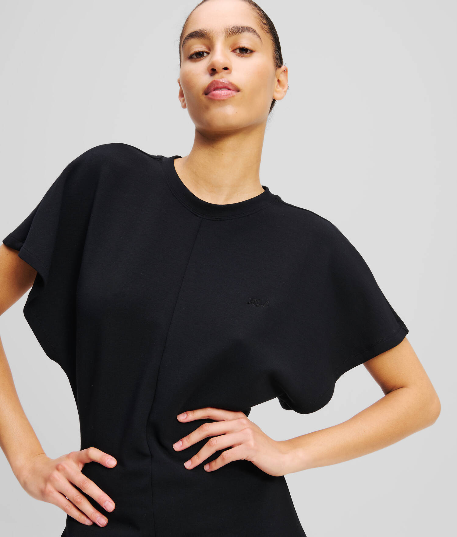 T-SHIRT SOUPLE - Noir