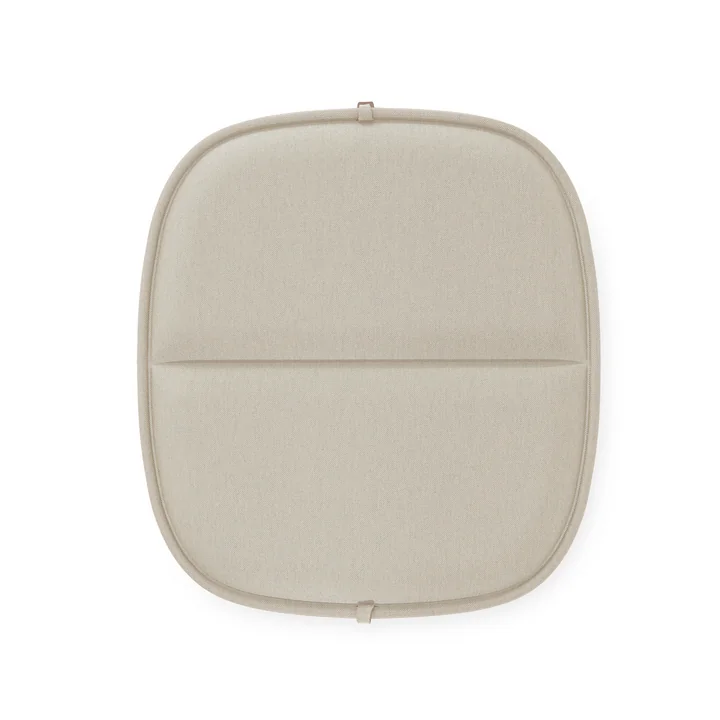 Kartell - Sitzkissen für Hiray Lounge Chair, 47 x 43 cm, ecru