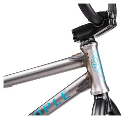 BMX Freestyle WeThePeople Justice 20'' Noir/Argent Raw