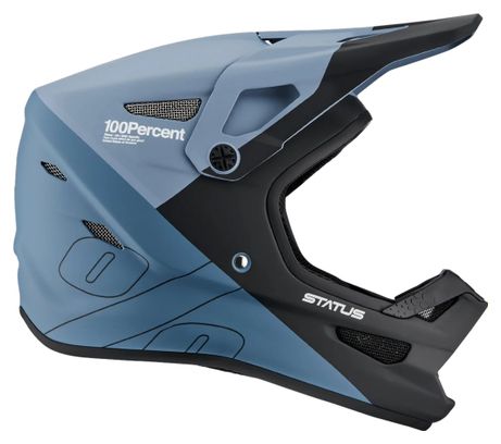 Casque intégral 100% Status Caltec Bleu / Noir