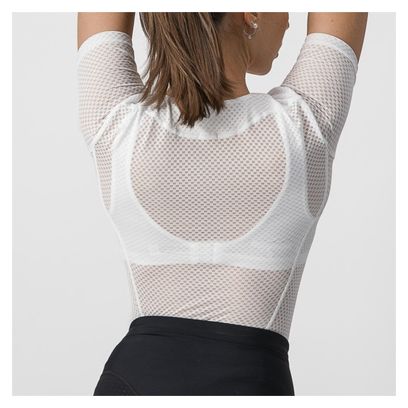 Maillot De Corps Manches Courtes Femme Castelli Pro Issue 2 Blanc