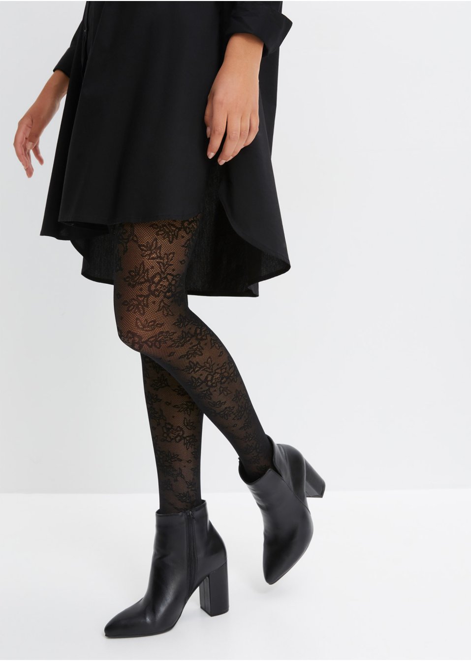 Collant 70 den en dentelle
