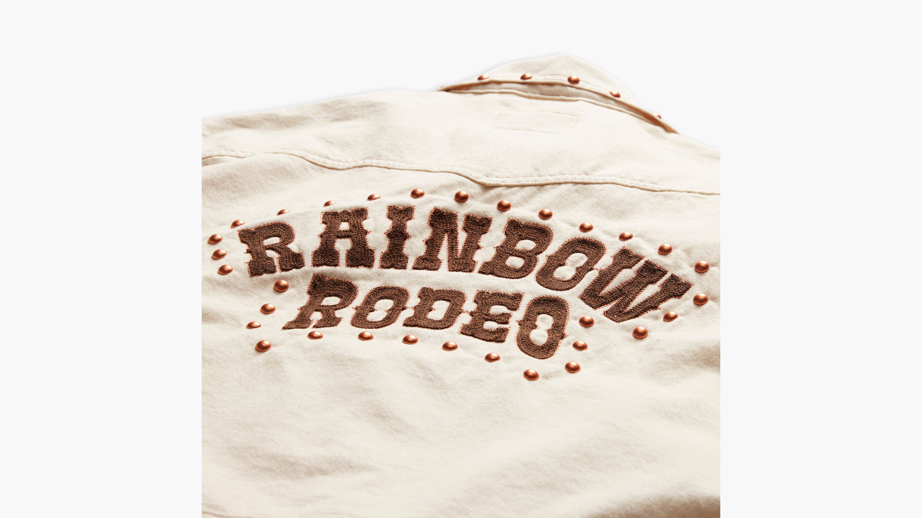 Levi's® Pride Veste Trucker Western Liberation - Rodeo Boots Trucker - Blanc