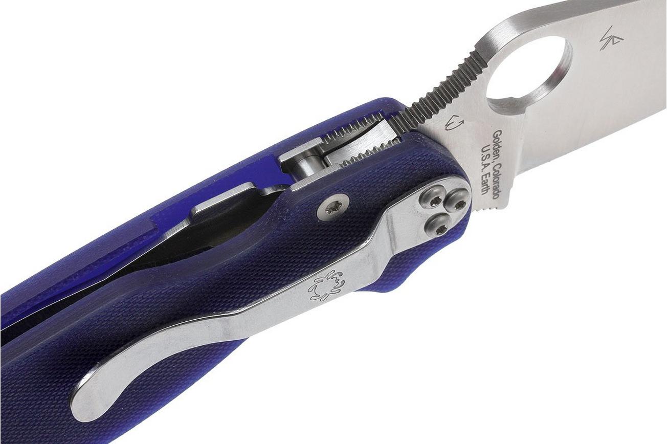 Spyderco Paramilitary 2 S110V Dark Blue C81GPDBL2 zakmes