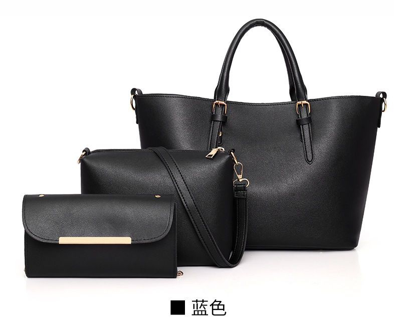 NewTown - Set van 3: Kunstleren Tote Bag + Crossbody Bag + Pouch