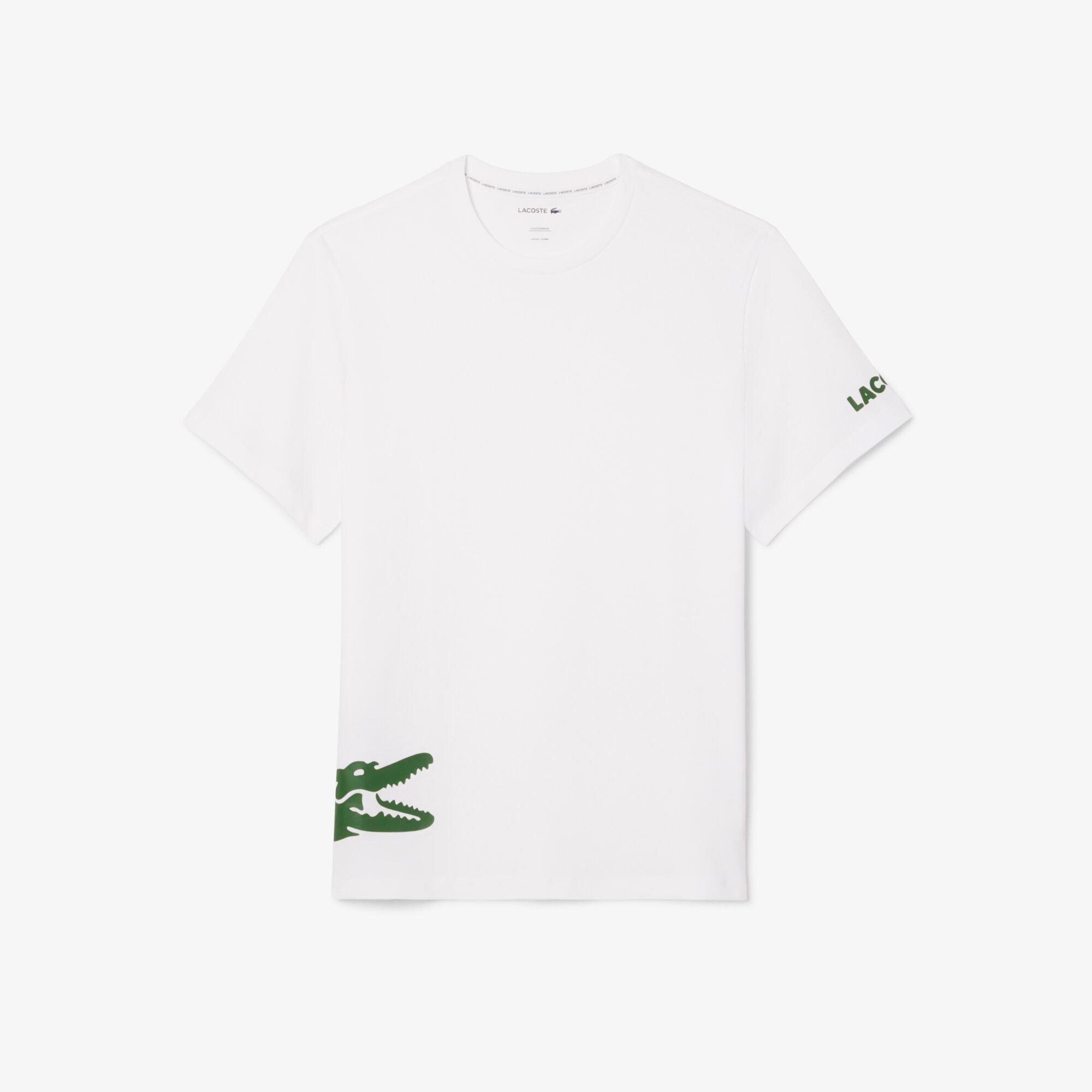 Lacoste Printed Cotton Lounge T Shirt