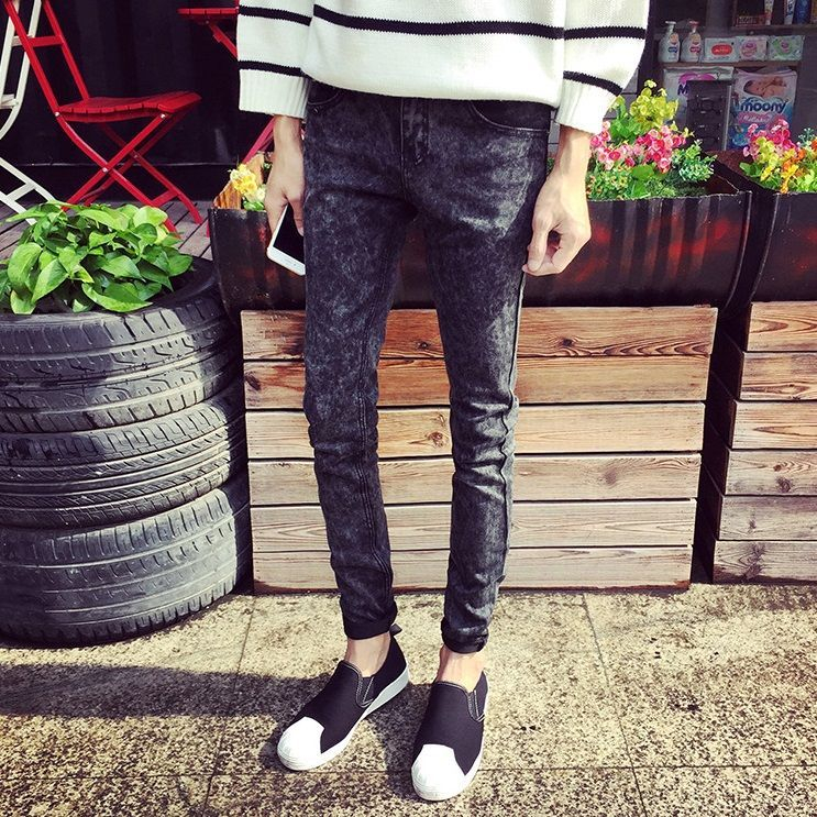 FORSETI - Gewassen skinny jeans
