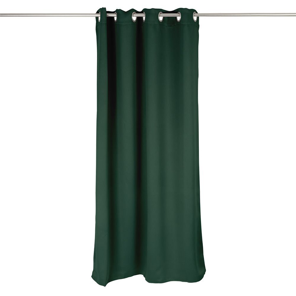 Rideau occultant porte vert foncé 135x240cm