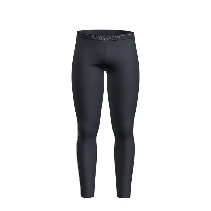 Icebreaker Men's Merino 200 Sonebula Thermal Leggings Midnight Navy/Snow