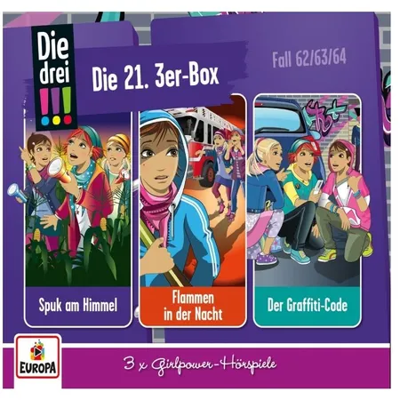 Europa CD-Box Die drei !!! Folgen 62 - 64