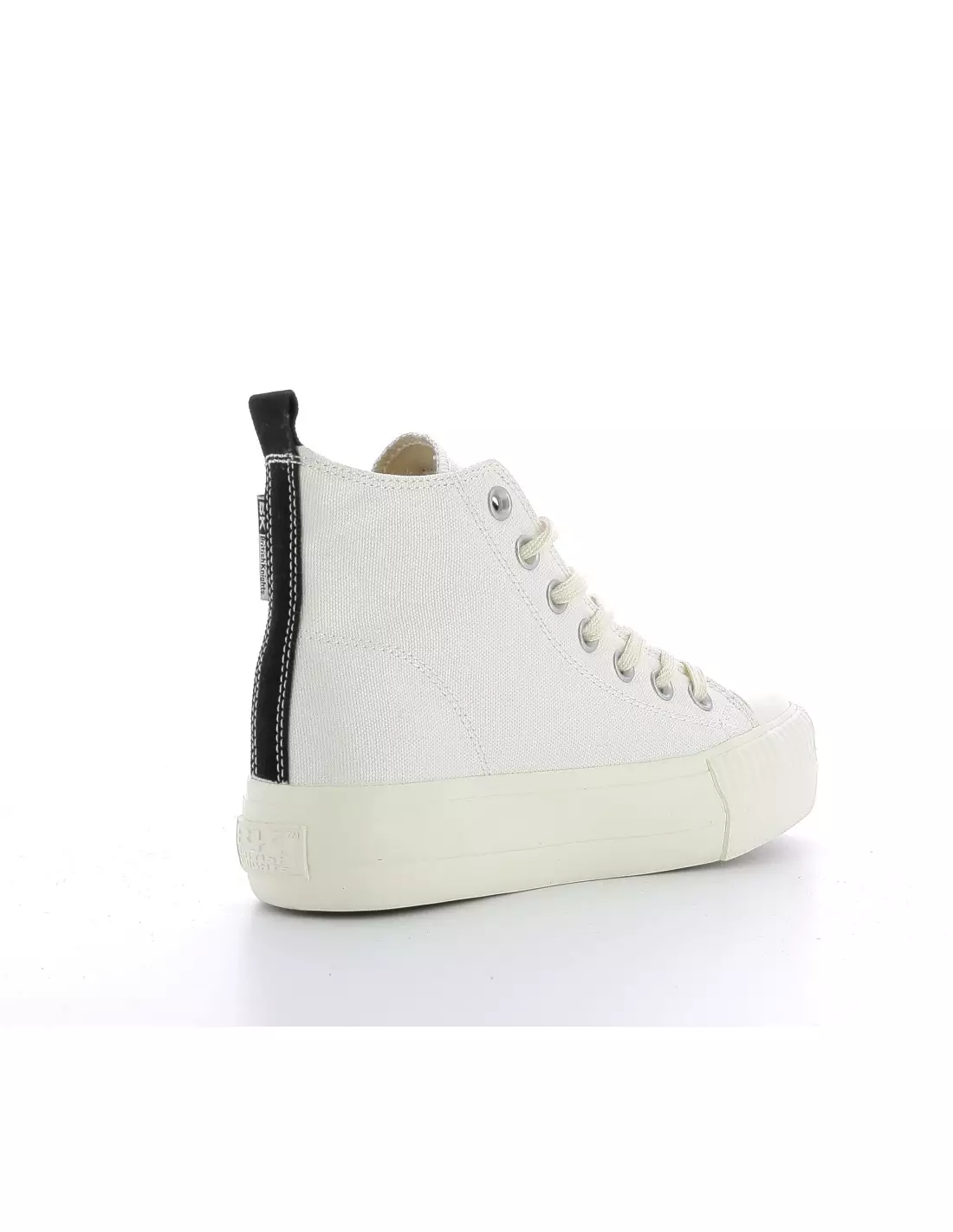 BRITISH KNIGHTS KAYA MID PRINTED - Baskets OFFWHITE/REDHEART