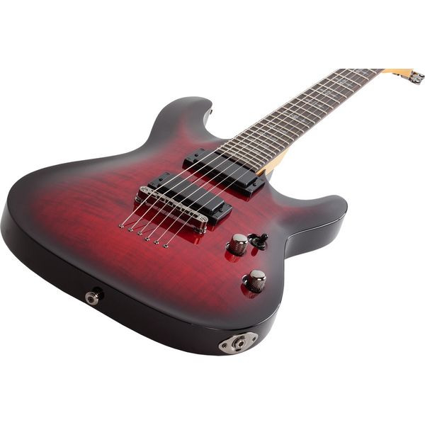 Schecter Demon-6 Crimson Red Burst