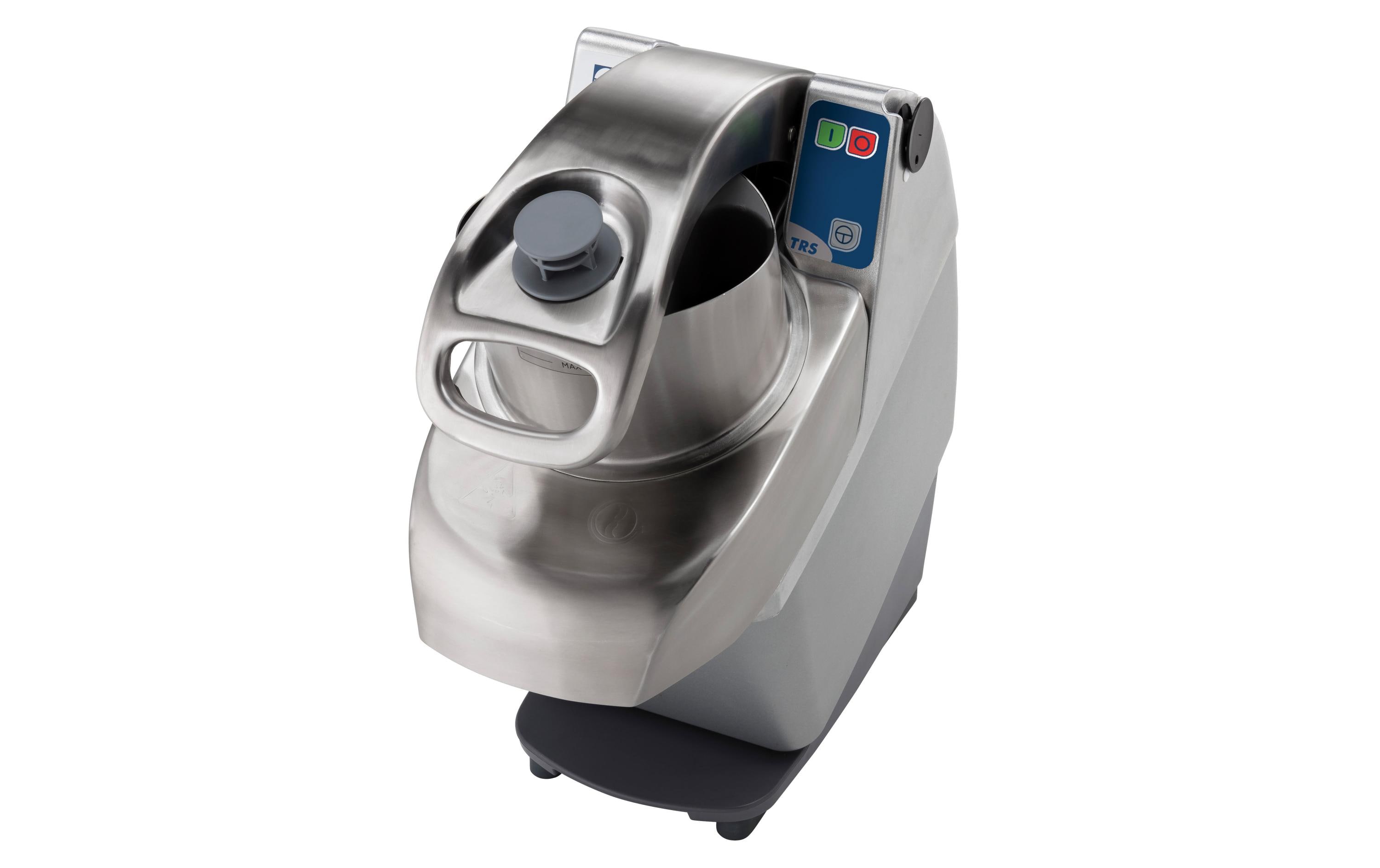 Gemüseschneider TRSY1 V50 Grau<br>Gemüseschneidemaschine aus Chrom-/ Nickel-Stahl/Aluminium