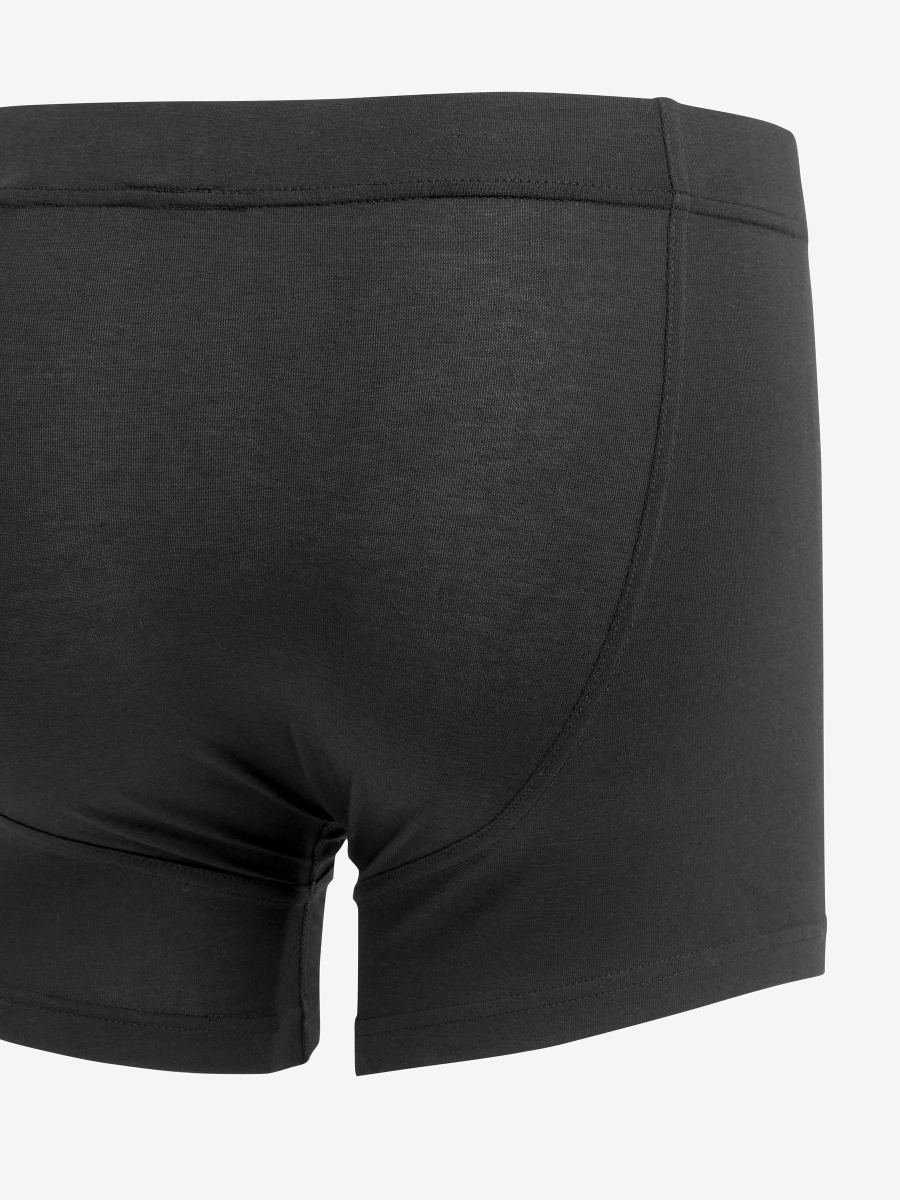 Zwart - Verpakking van 10 - Boxershorts met A-voorkant