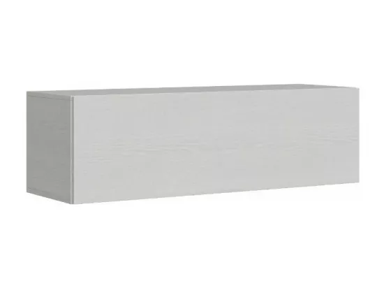 Armoire lit 120x190 avec canapé et meuble haut bois blanc Kanto-Couleur Microfibre 41