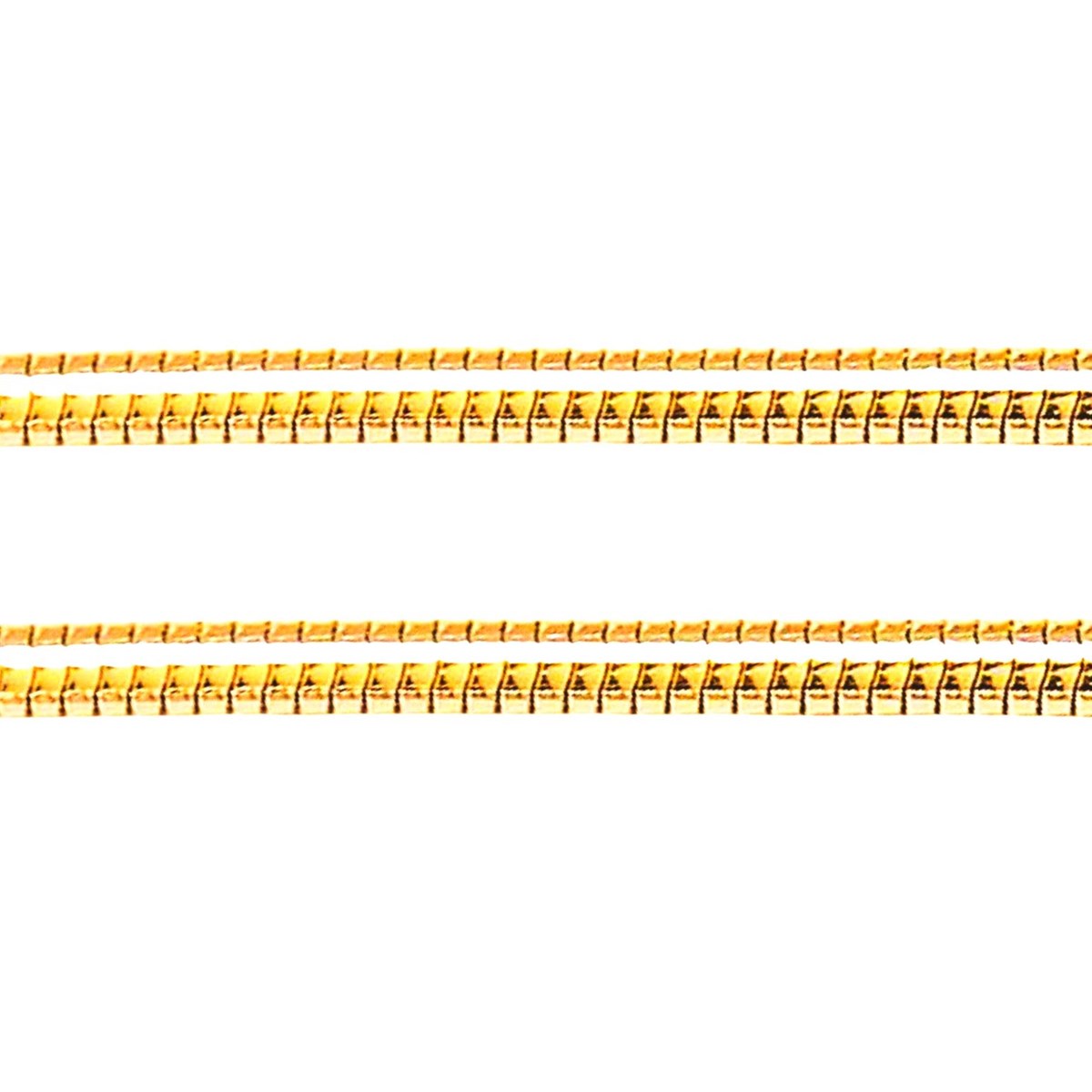 Chaîne Chaine fine femme enfant 45 cm maille Serpent en plaqué or 45cm 1mm