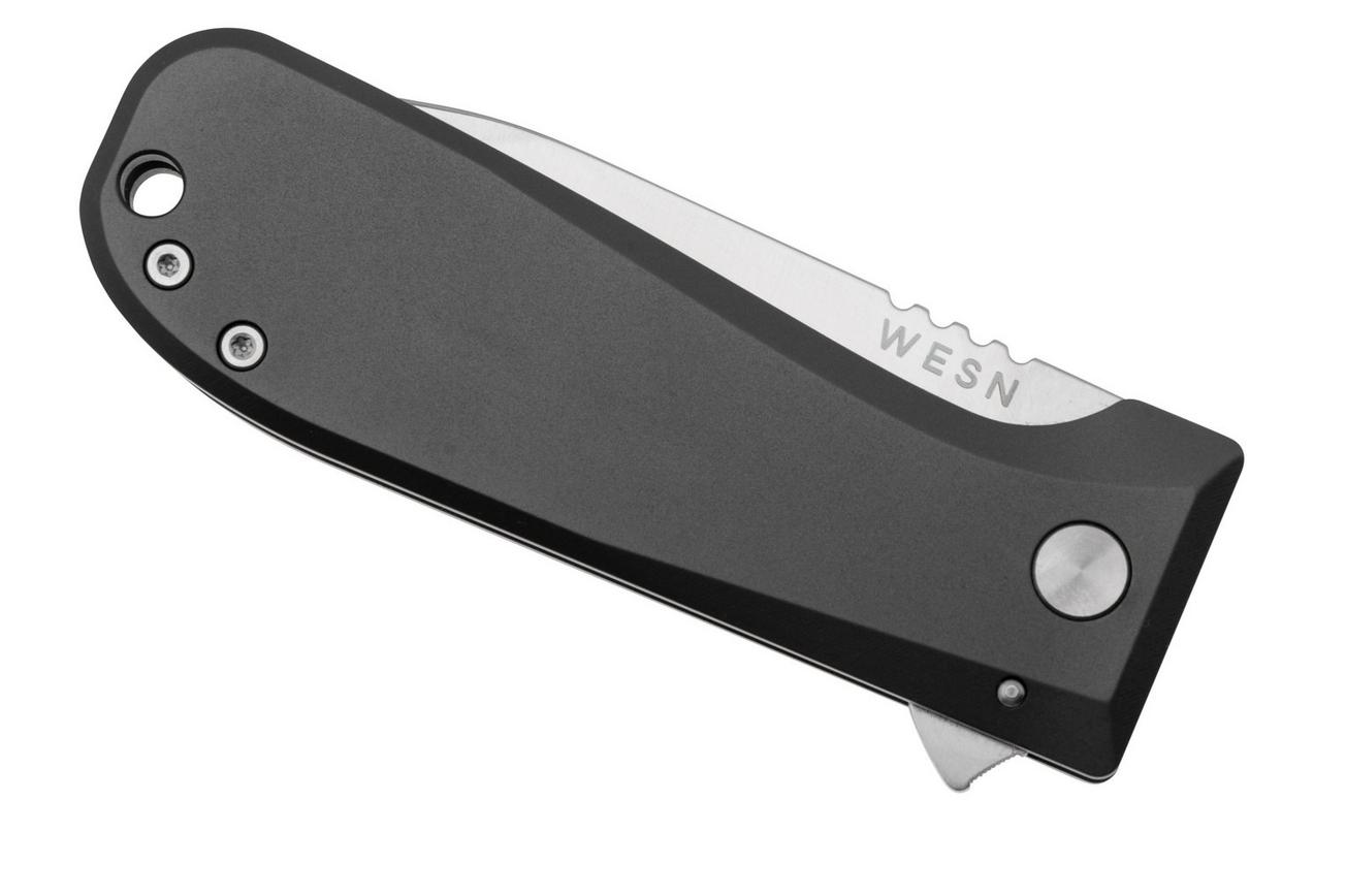 WESN Allman SN04-0, CPM S35VN, Titanium, zakmes
