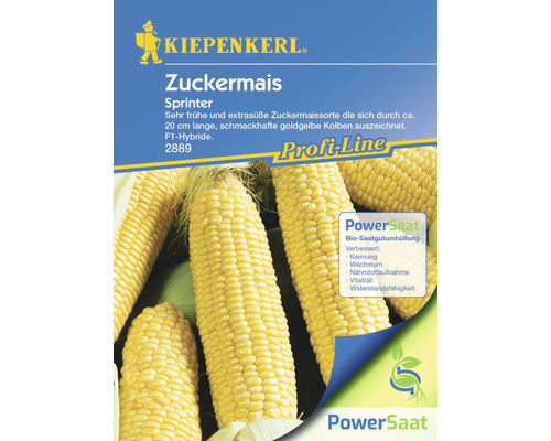 Sweetcorn Sprinter Kiepenkerl PowerSaat Hybrid Seed Vegetable Seeds