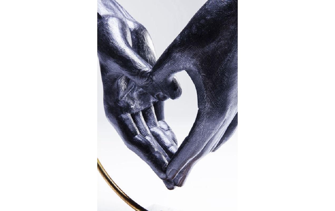 Dekofigur Elements Heart Hand Polyresin<br>Deko für zu Hause