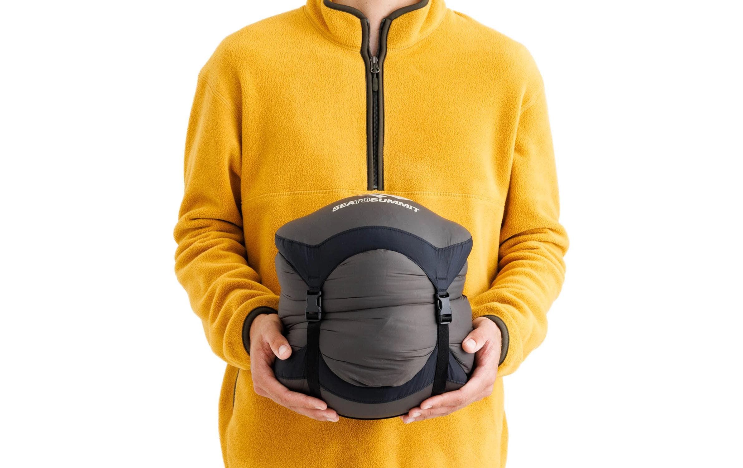Spark -1C/30F L Polyester, Gelb/Schiefergrau<br>Mumienschlafsack