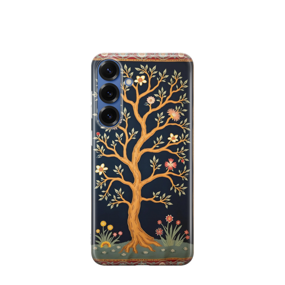 Samsung Galaxy S25 Plus Gummi Hülle Orientbaum - Braun