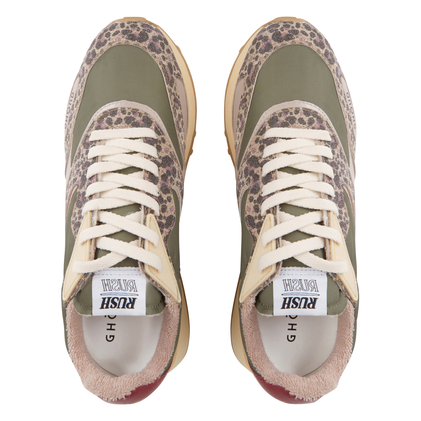 RUSH ONE 2.0 - Baskets basses bi matières métallisées | Gris