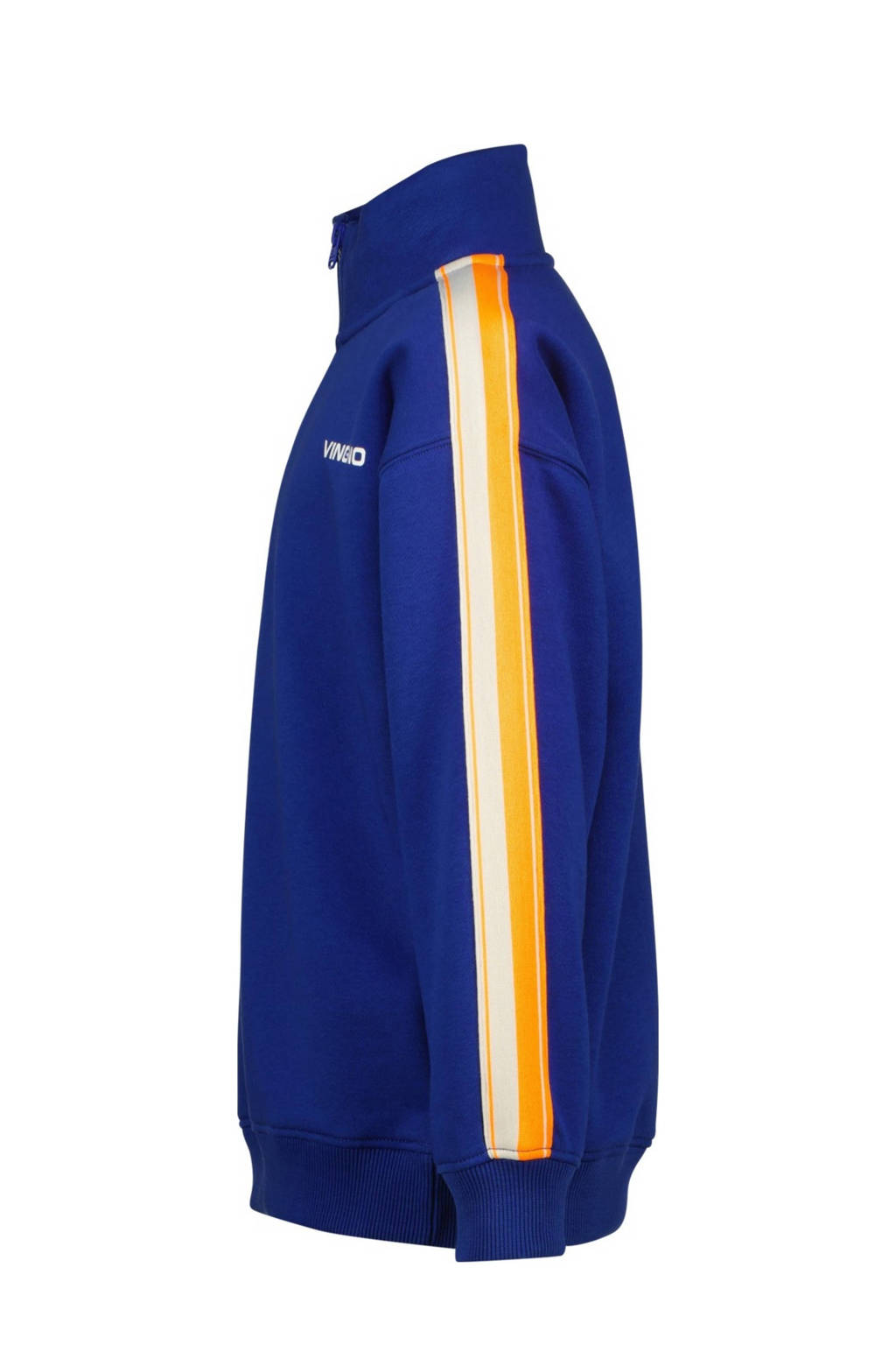 Vingino sweater Naino hardblauw/oranje/ecru