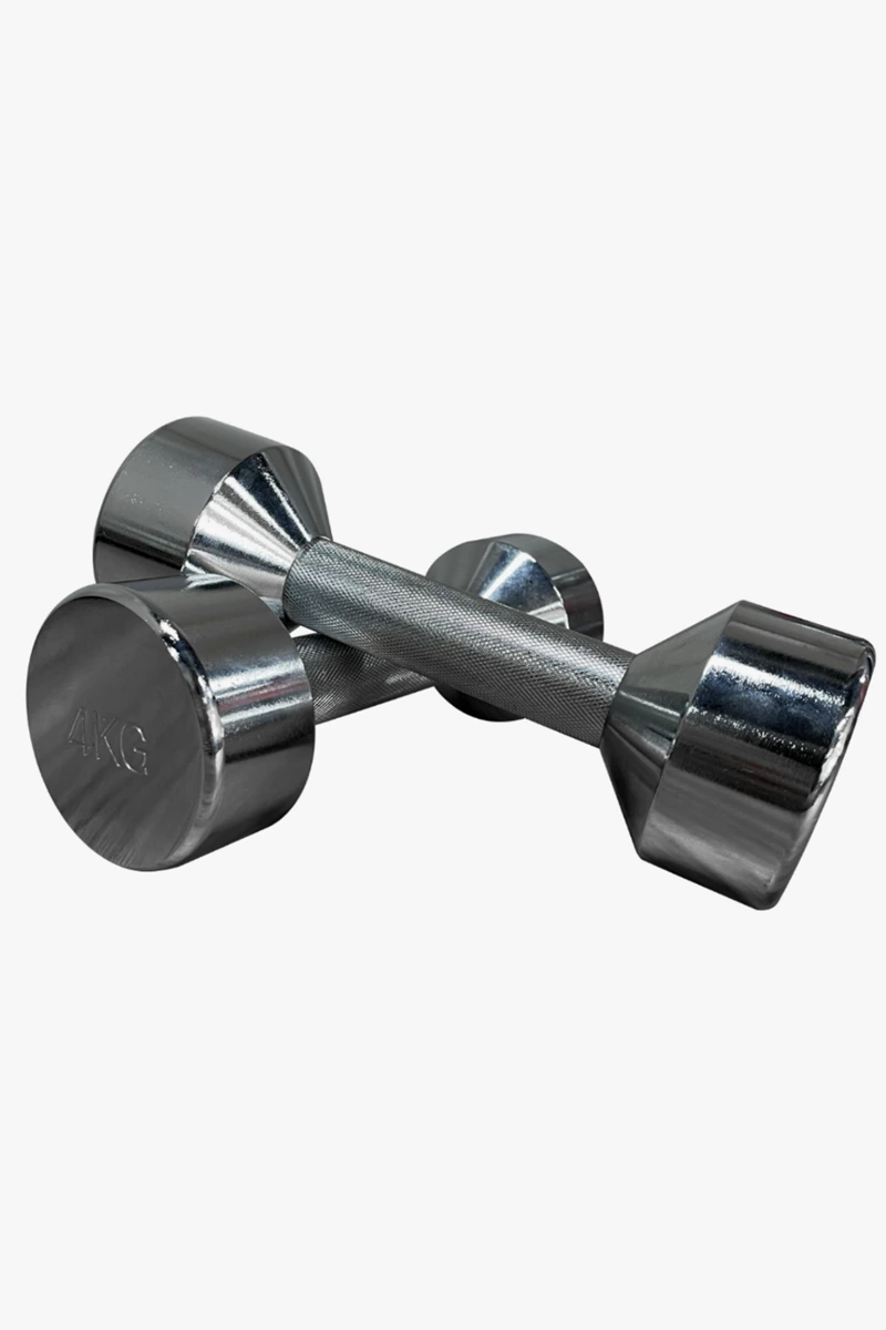 POWERZONE Chrom 2 x 4 kg Hantel Set