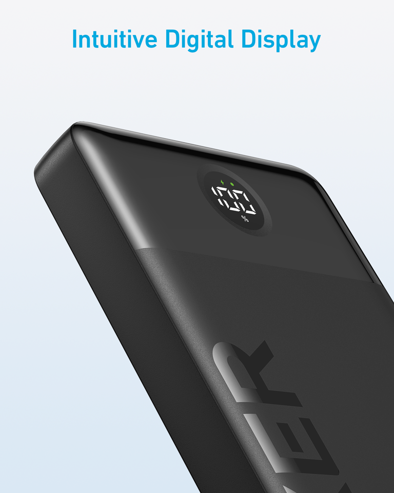 Anker - Power Bank - PowerCore 20K II 12W - Sort