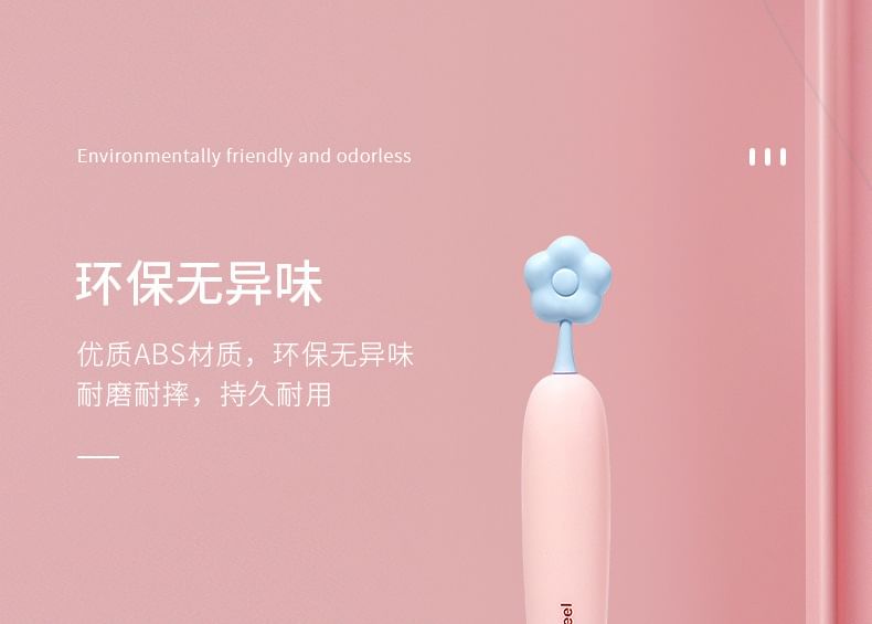 Charyeina - Bloemen plastic haarborstel