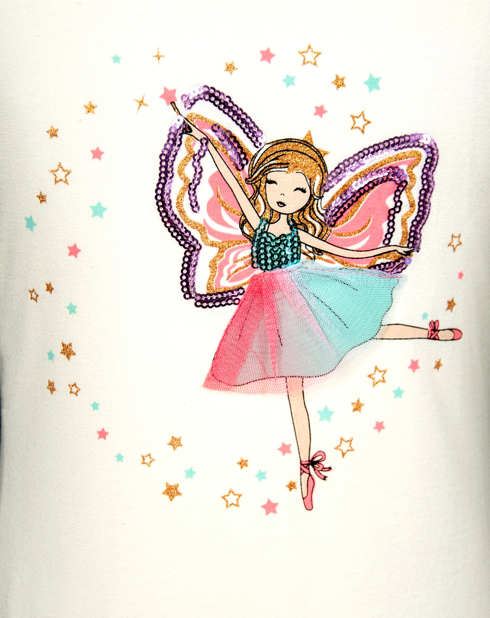 Kurzarmkleid HAPPY FAIRY in bunt