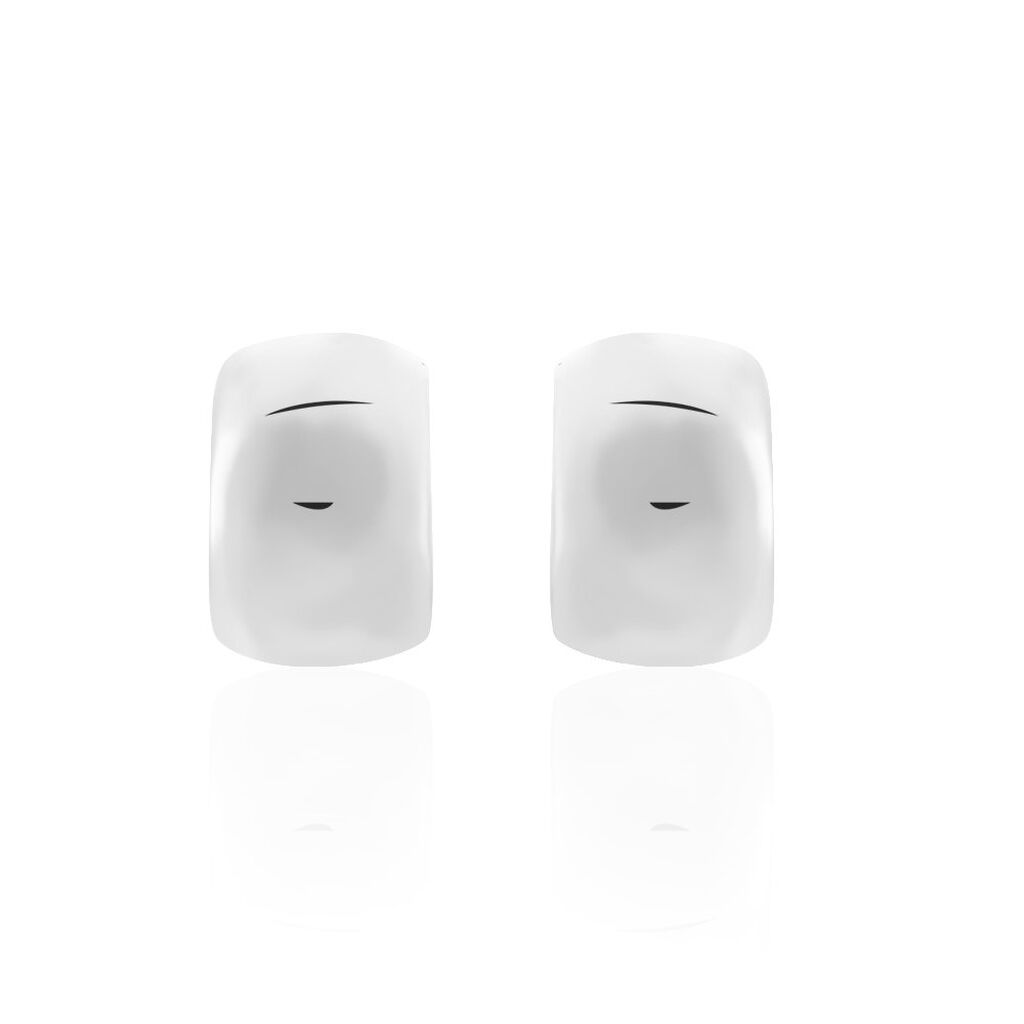 Demi Creoles Argent Blanc Cyrilla