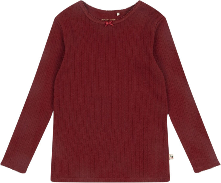 Konges Sløjd MINNIE BLOUSE GOTS Red dahlia