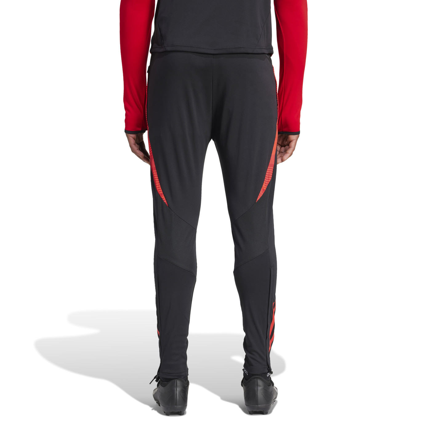adidas België Trainingspak 1/4-Zip 2024-2026 Zwart Rood Goud