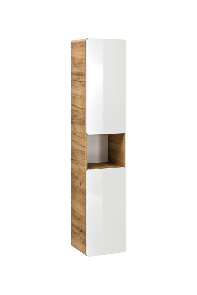 Comad Aruba White 800 FSC kolomkast 170x35cm eiken/wit