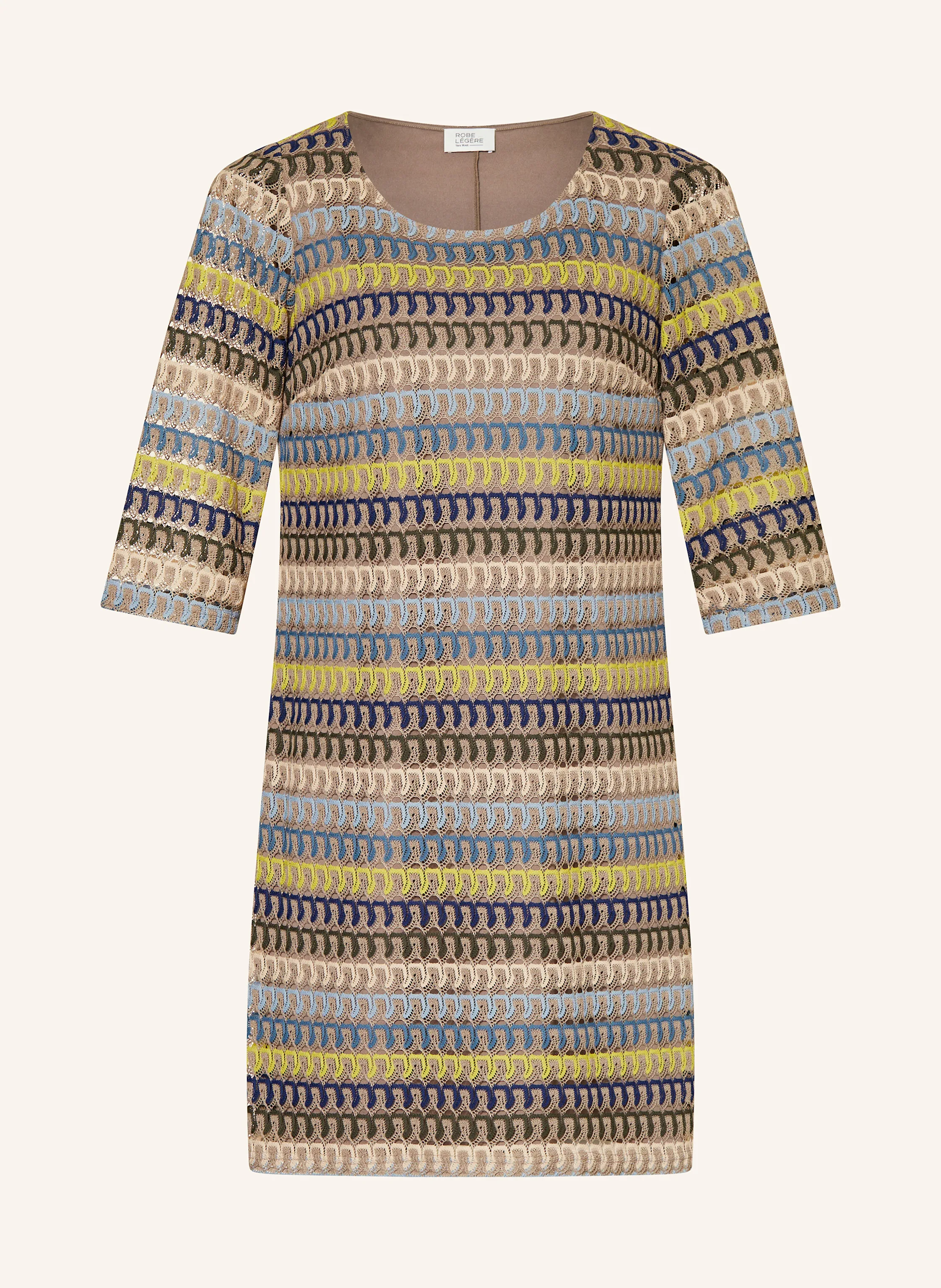 ROBE LÉGÈRE Strickkleid mit 3/4-Arm