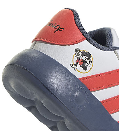 adidas Performance Sko -  Grønd Court Mickey - Hvid/R?d
