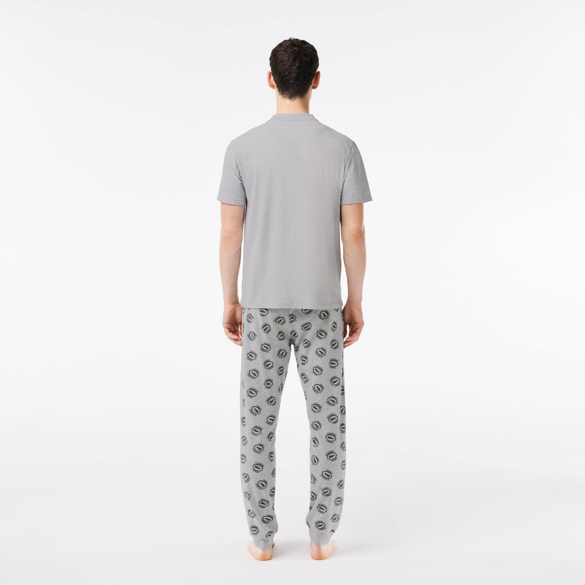 Ensemble de pyjama en jersey stretch Pyjamas - Gris - Lacoste - Homme