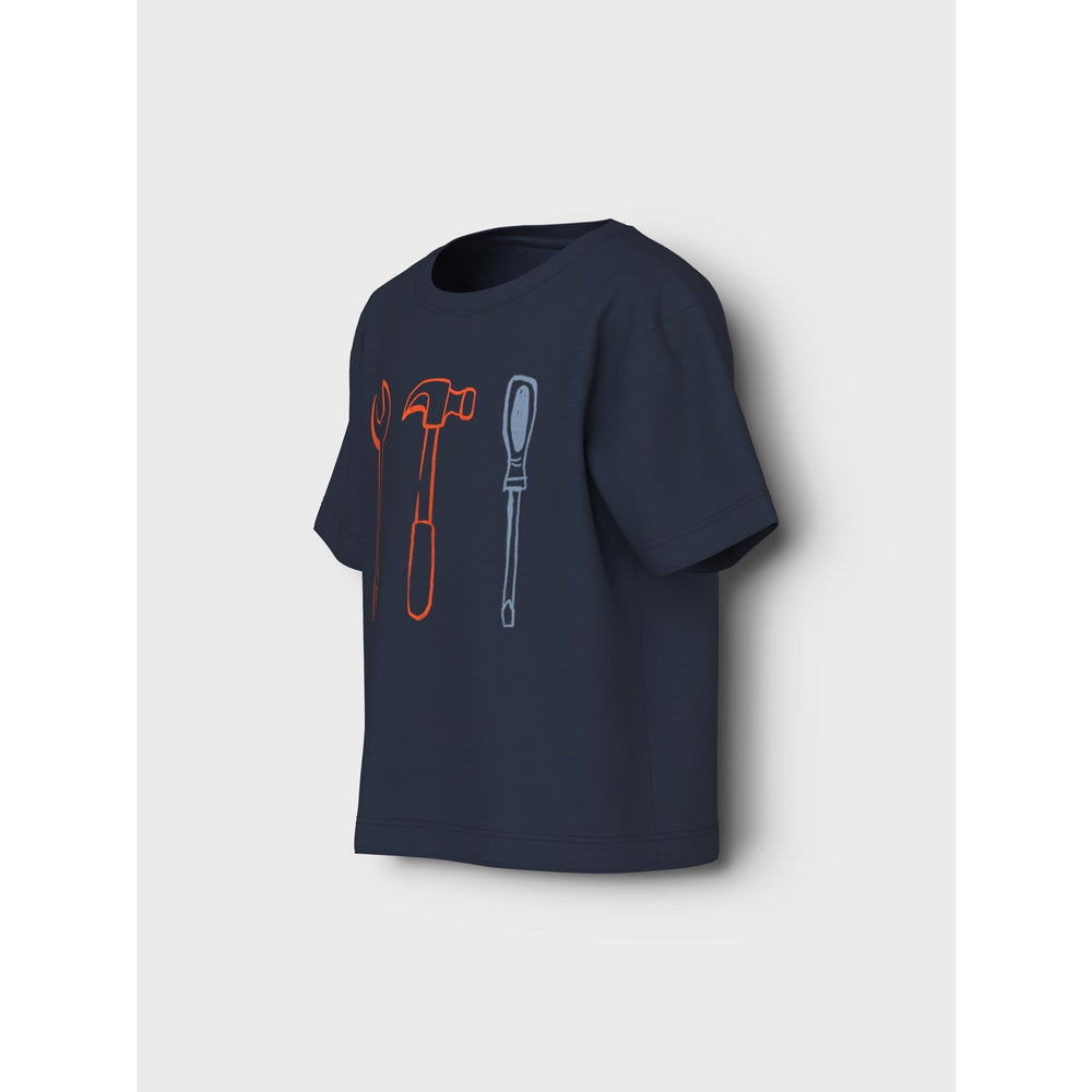 Køb Name It Navy Blazer Huxi Regular T-Shirt