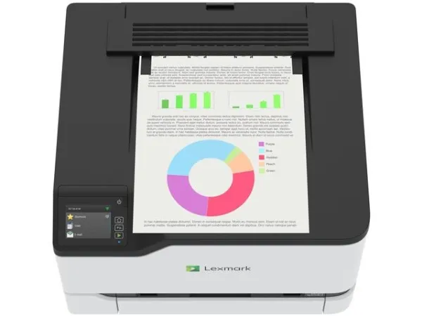 Lexmark CS431dw - Printer - farve - Duplex - laser - A4/Legal - 600 x 600 dpi - op til 24.7 spm (mono) / op til 24.7 spm (farve) - kapacitet: 250 ark - USB 2.0, Gigabit LAN, Wi-Fi(ac)