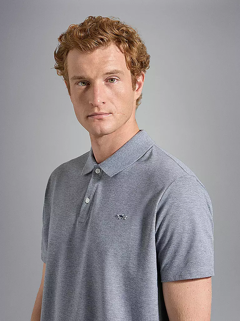 PAUL & SHARK Poloshirt grau