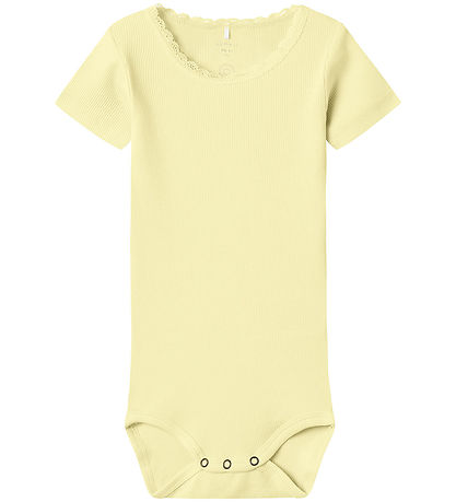 Name It Body k/ä - Rib - Noos - NbfKab - Pastel Yellow