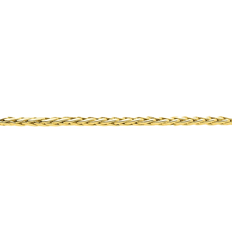 Bracelet Femme 18 cm - Maille Palmier - Or 18 Carats - Largeur 3 mm