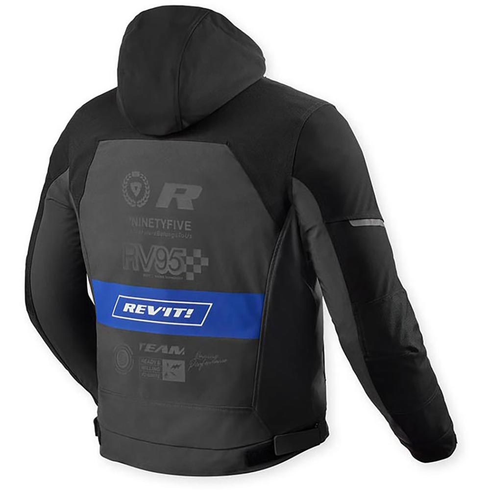 Rev'it - Blouson Haste H2O Noir / Bleu