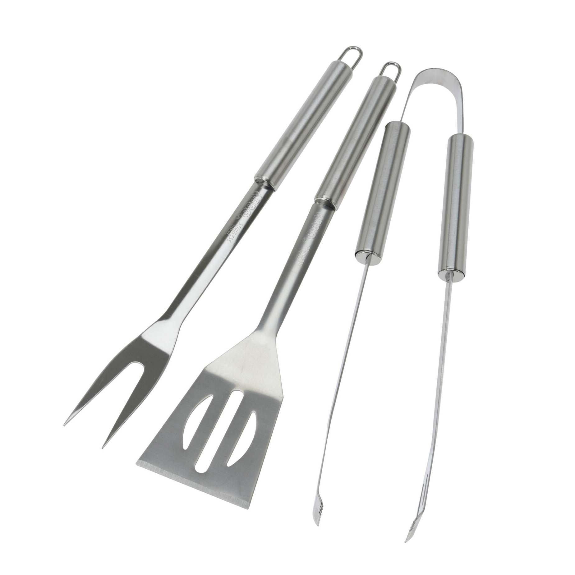 Grillbesteck Edelstahl Set 3-teilig