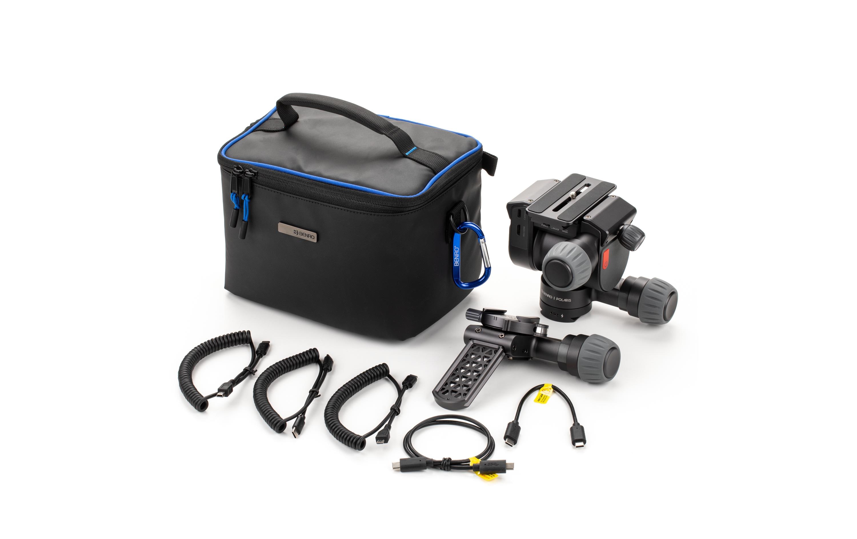Stativkopf Polaris Astro 3-Achsen<br>Elektrischer 3-Achsen-Stativkopf mit integriertem Kamera-Interface-Controller